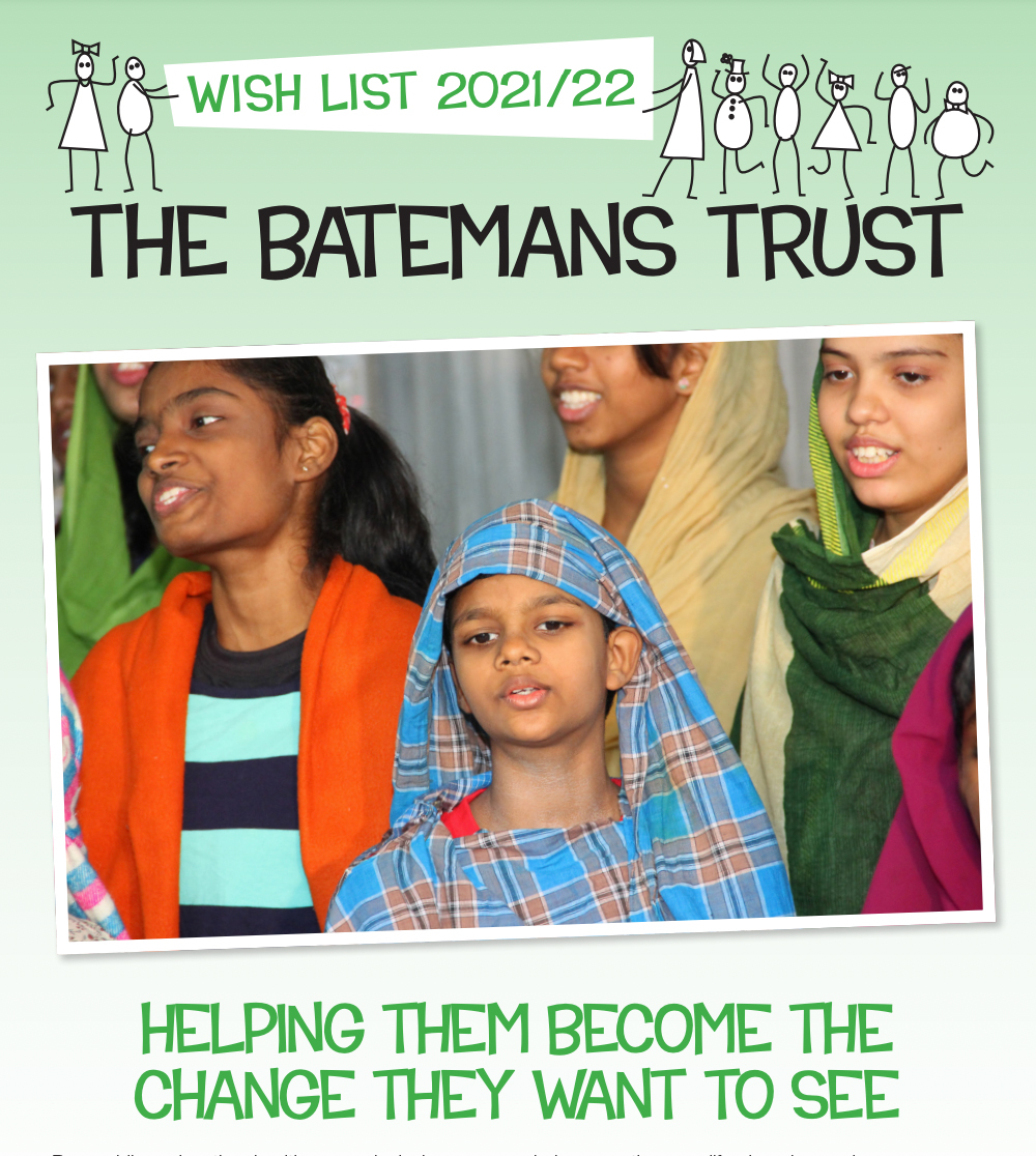 Batemans Wish List 2021/22